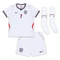 England Bukayo Saka #7 Fußballbekleidung Heimtrikot Kinder WM 2026 Kurzarm (+ kurze hosen)